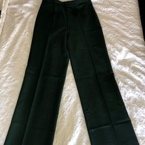 Hunter Green pants with flare
